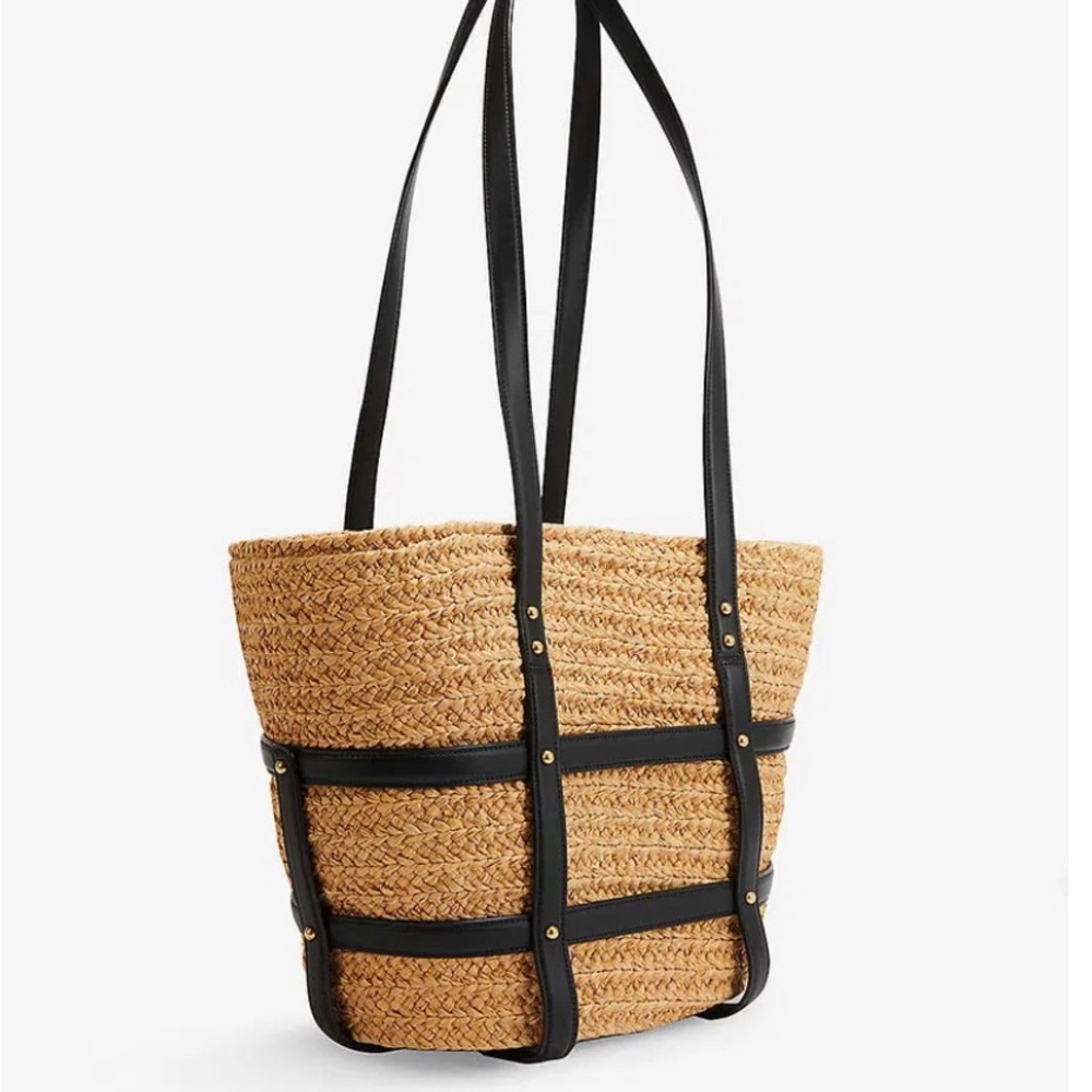 YSL Saint Laurent Medium Raffia Bag